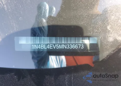 2021 Nissan Altima Sl from USA, damaged, VIN 1N4BL4EV5MN336673